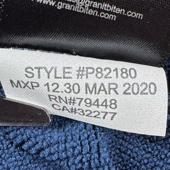 Marmot Half Zip Pullover Womens Small Blue Polartec Fleece Thumbholes Outdoor - Picture 14 of 16